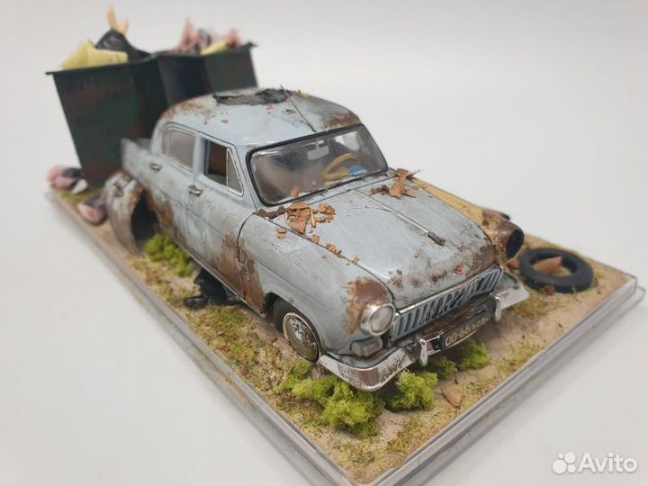 Диорама Волга газ 21И 