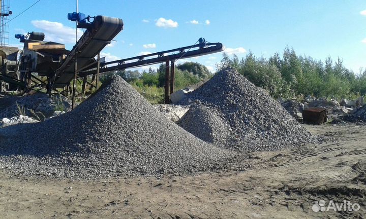 Щебень вторичный дробленый бетон