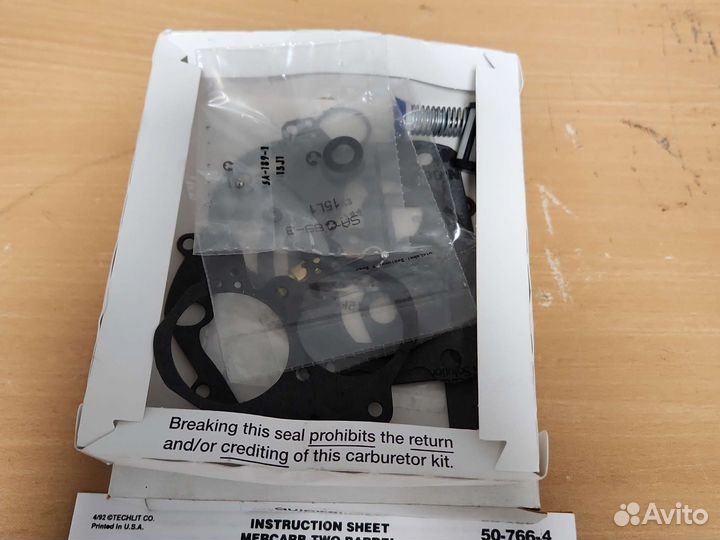Mercruiser карбюратор рем комплек 3.0,4.3,5.0,5.7