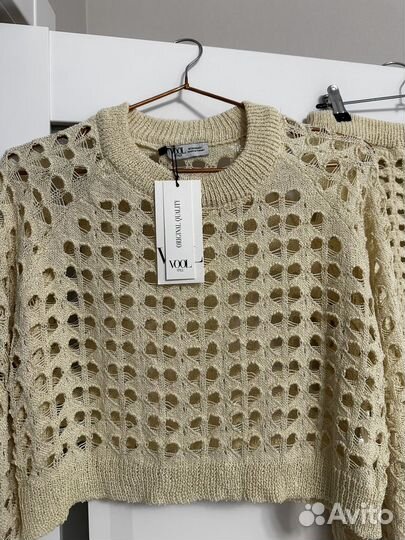 Костюм женский летний вязаный