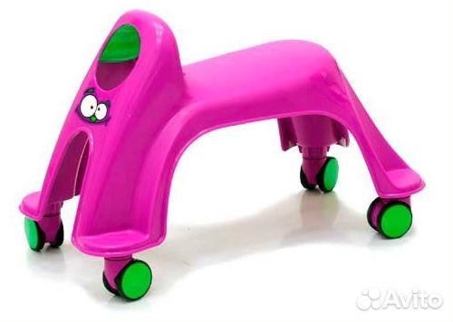 Каталка Smiley Neon Whirlee, фиолетовая