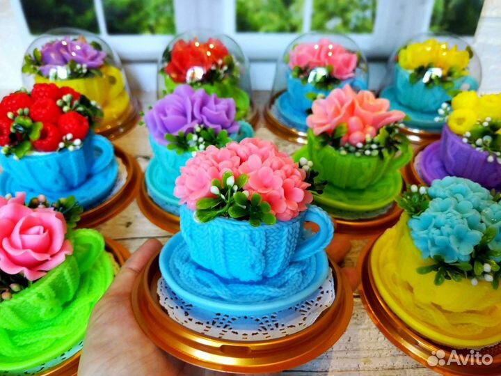 Букет из мыла ручной работы