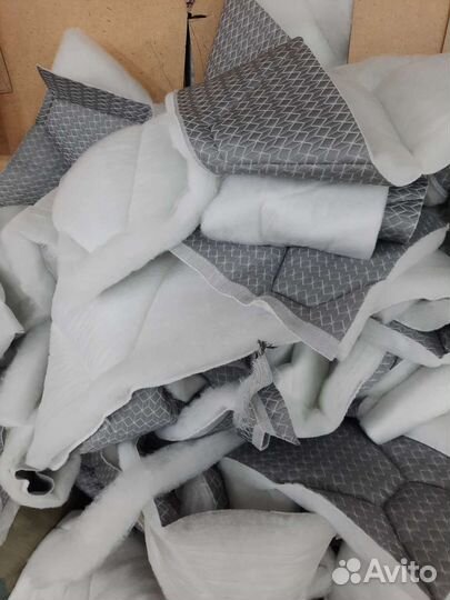 Обрезки матрасной ткани