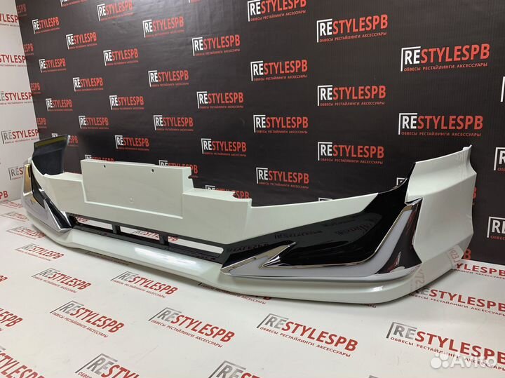 Сплиттер на бампер Toyota Land Cruiser Prado 120