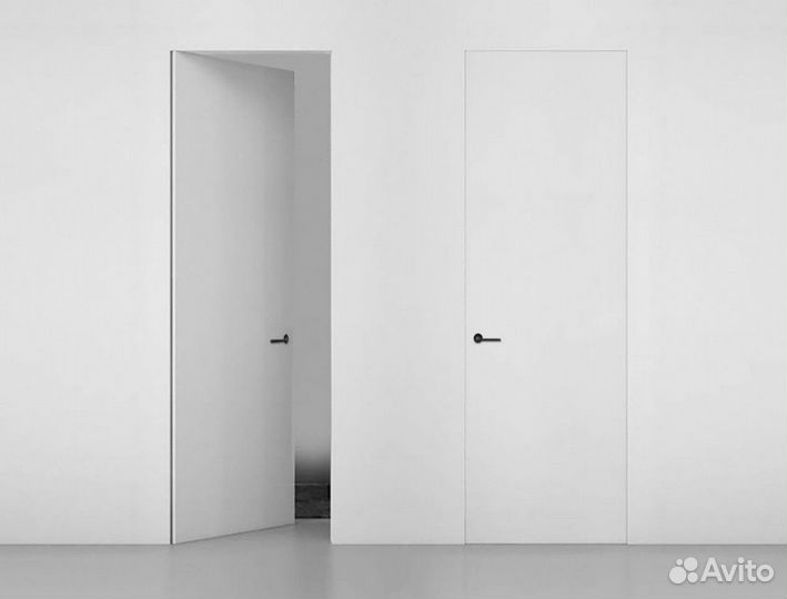 Двери межкомнатные скрытые под покраску, отделку