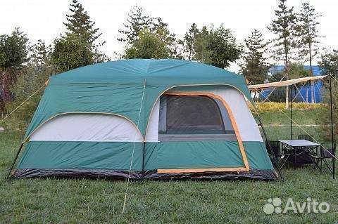 Палатка шатер, большая и высокая с тамбуром