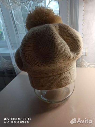 Кепка с шарфом