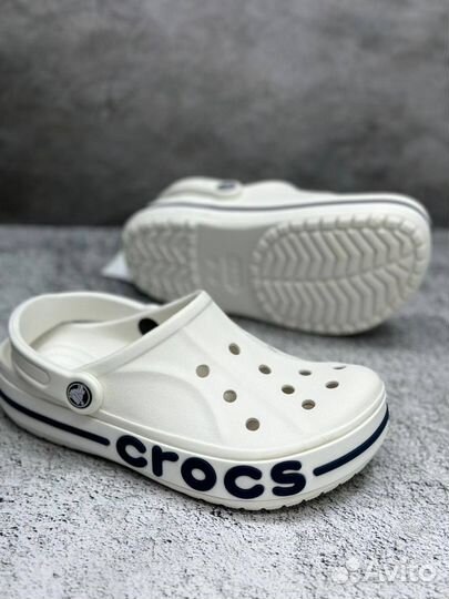Сабо crocs женские белые