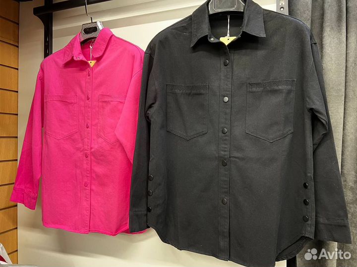 Рубашка джинсовая женская