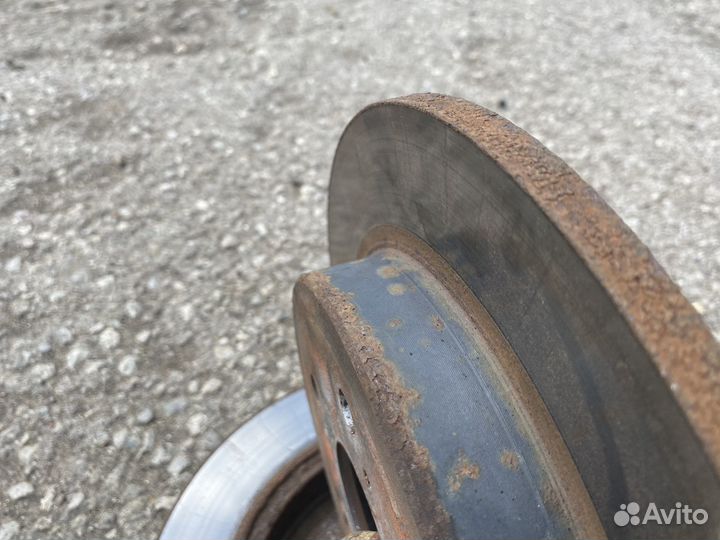 Задние тормозные диски на toyota camry v70