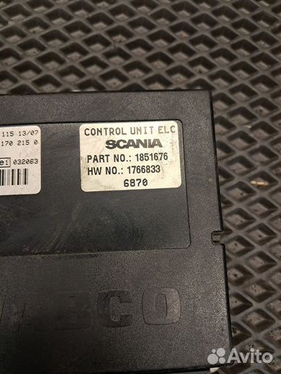 Блок управления ecas Scania 5