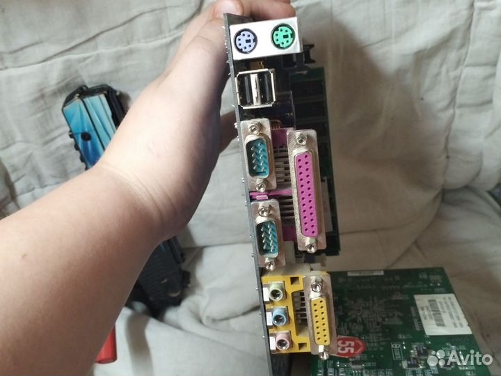 Материнская плата с процессором 456