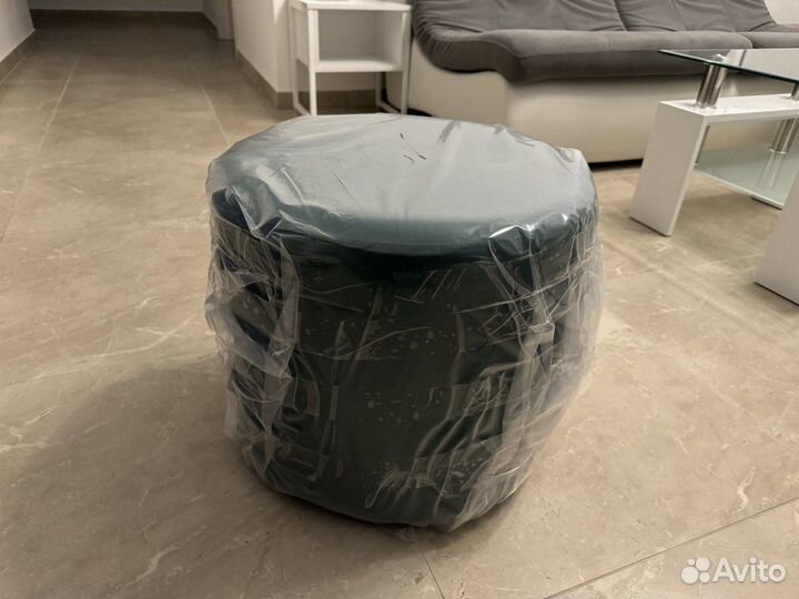 Пуф Lux, велюр, 40х45