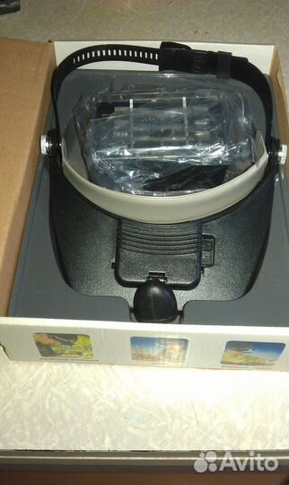 Лупа с со сменными стеклами и подсветкой