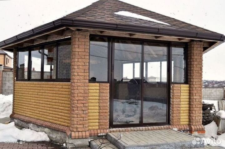 Пластиковые балконы под ключ