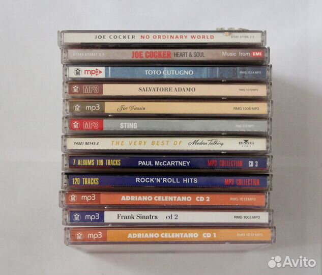 Музыкальные cd диски (цена за все)