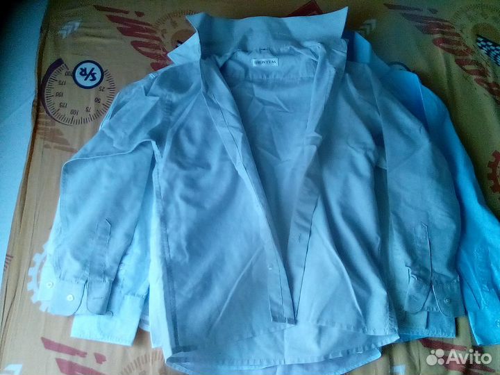 Рубашки на рост 128-134 8-9 лет Брюки