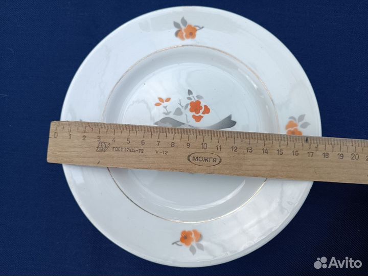 Тарелки десертные, 60-70 гг,6 шт