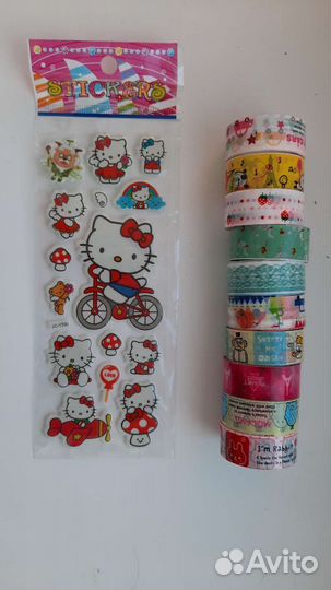 Декоративный скотч и наклейки