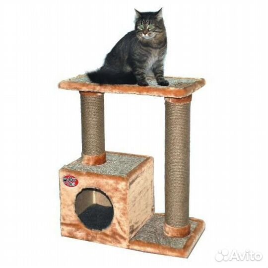 Когтеточки, домики, комплексы для животных