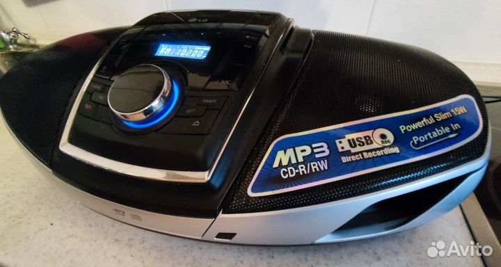 LG SB 74 бумбокс USB AUX звук 15 Вт