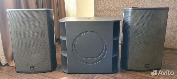 Колонки активные Turbosound, subwoofer