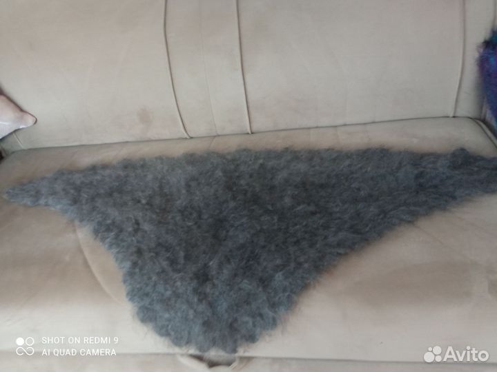 Шаль пуховая ручная работа