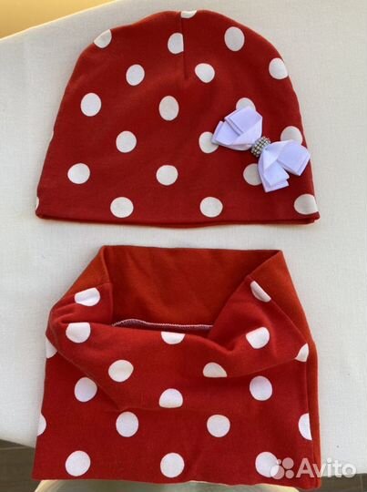 Комплект шапка, шарф