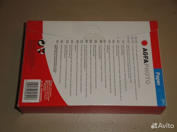 Фотобумага Agfa Canon 10 x 15 mm