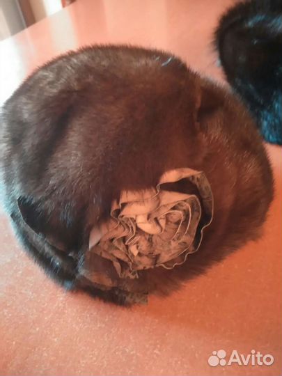 Берет, шапки норковые, вязаные