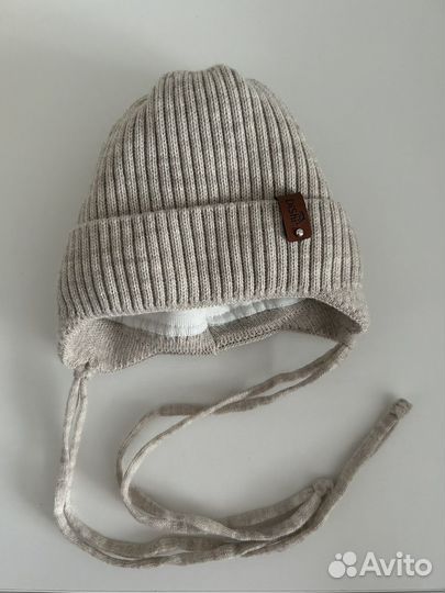 Утепленные шапки для новорожденных