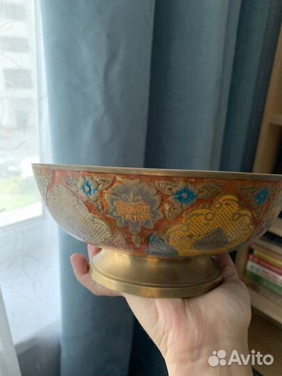 Ваза индийская медная