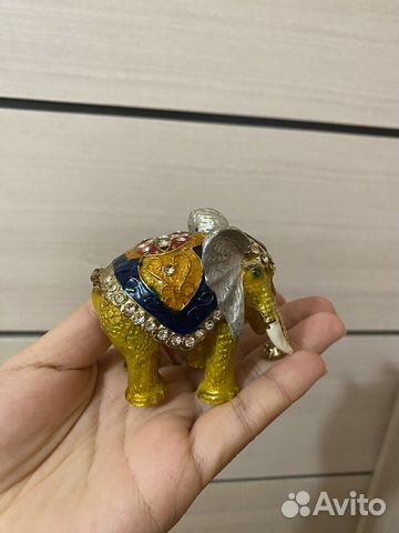 Статуэтка шкатулка слон