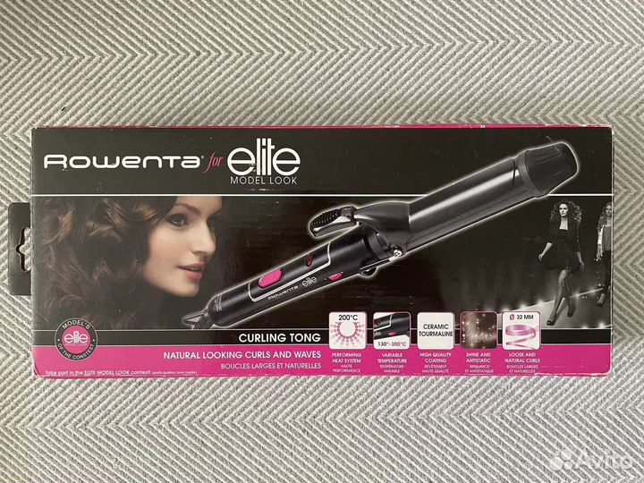 Плойка для завивки волос Rowenta for Elite 32 мм