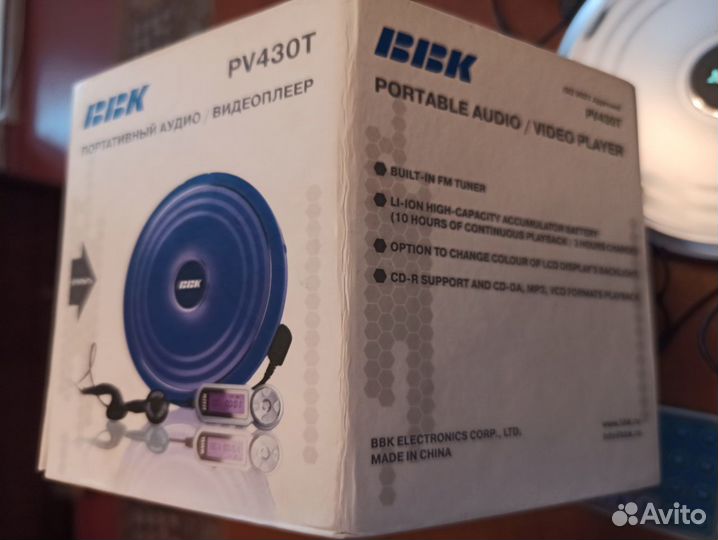 Cd и mp3 плеер для дисков BBK PV430T