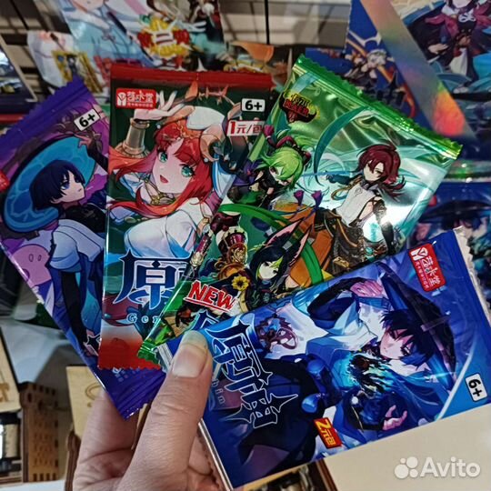 Карточки по игре Genshin Impact