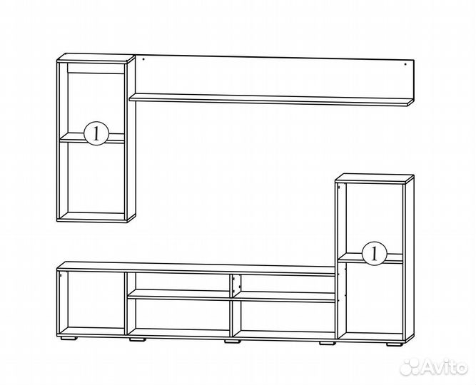 Стенка в гостинную 