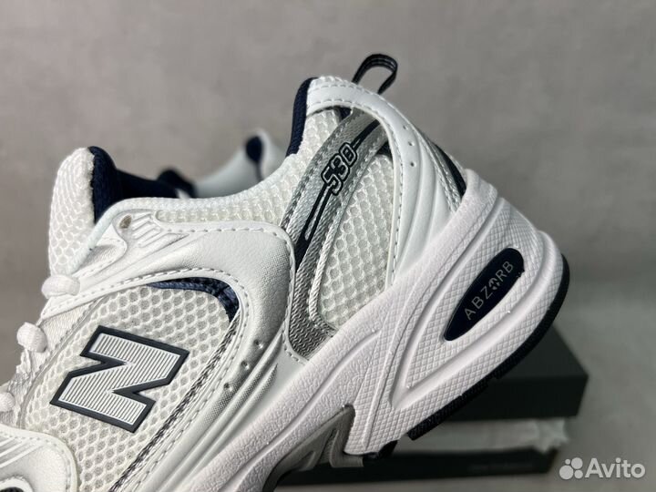 New balance 530 Оригинал White silver navy