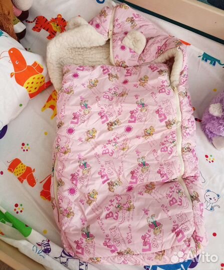 Зимний конверт в коляску