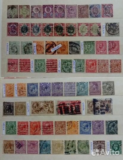 Великобритания, колонии, марки по 2 руб