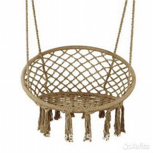 Качеля плетеная подвесная/гнездо