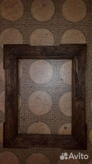 Рамка резная дубовая