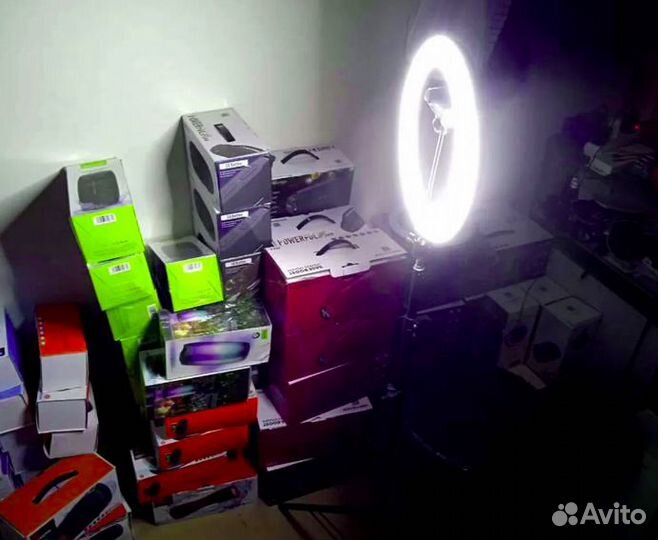 Кольцевая Лампа Для Селфи 26 См + Штатив 2 Метра