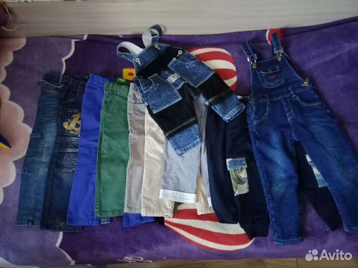 Одежда пакетом для мальчика 1-4 лет