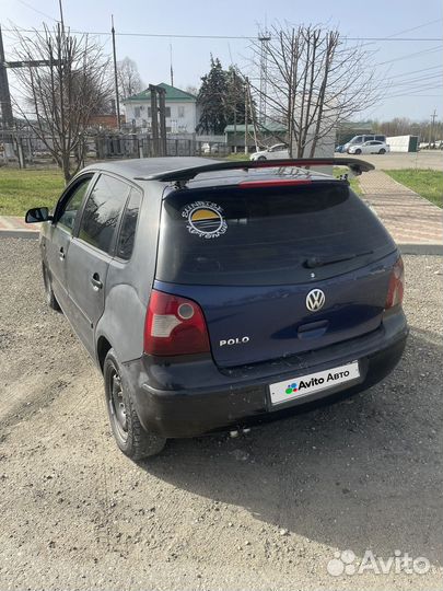 Volkswagen Polo 1.4 МТ, 2002, 278 500 км