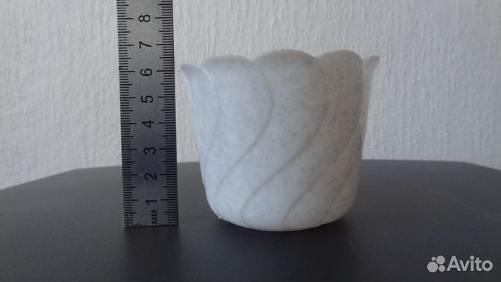 Горшок кашпо новый пластиковый/пластмасс, 19шт