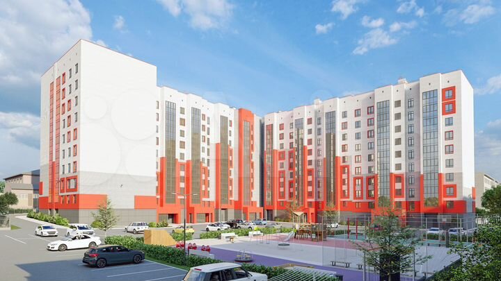 2-к. квартира, 61,5 м², 8/9 эт.