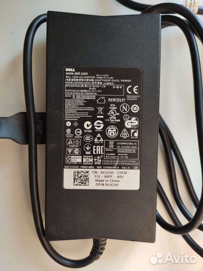 Док-станция dell WD15 +блок питания 130 Вт