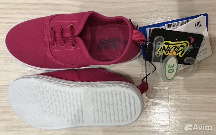 Кеды детские, размер 30