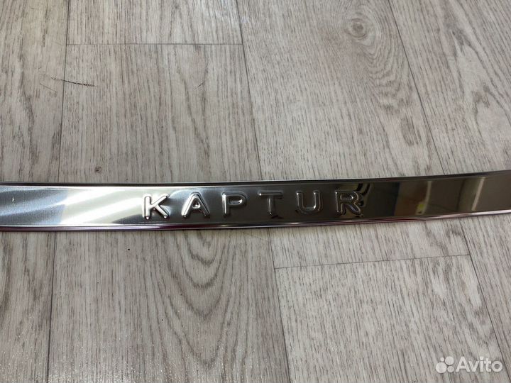 Накладка на задний бампер renault captur каптюр